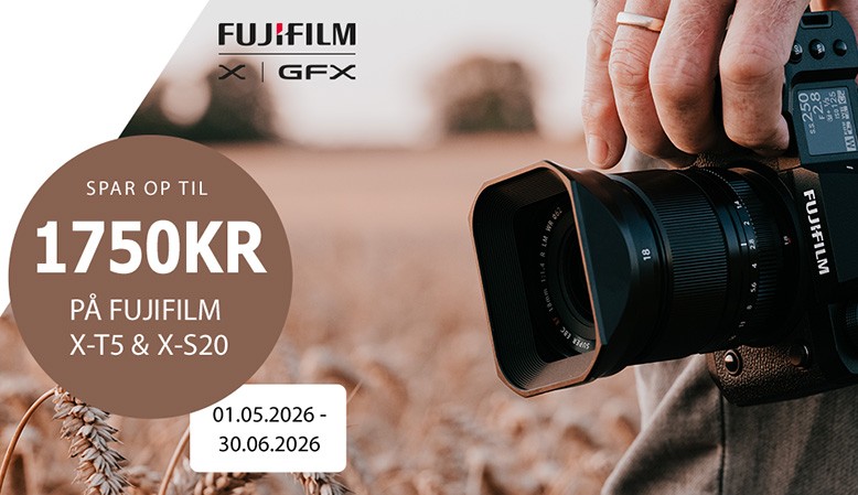 Spar kr. 1.750,- p&aring; Fuji X-H2 og X-H2s